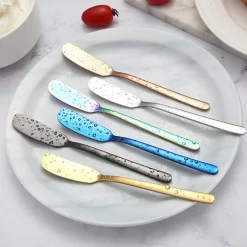 Doodadeals® | Couteaux à Beurre Couleur Arc-en-ciel | Couteau à Beurre | Couteaux De Lubrification | Couteaux à Tapas | ACIER INOXYDABLE | 2 Pièces -Fournitures De Cuisine Boutique 1200x1200 417