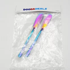 Doodadeals® | Couteaux à Beurre Couleur Arc-en-ciel | Couteau à Beurre | Couteaux De Lubrification | Couteaux à Tapas | ACIER INOXYDABLE | 2 Pièces -Fournitures De Cuisine Boutique 1200x1200 418