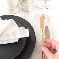 House Of Husk - Set De Couteaux à Beurre - Or Rose - Acier Inoxydable - Couteau à Beurre - Couteaux à Tartiner - 6 Pièces -Fournitures De Cuisine Boutique 1200x1200 437