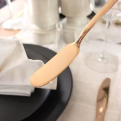 House Of Husk - Set De Couteaux à Beurre - Or Rose - Acier Inoxydable - Couteau à Beurre - Couteaux à Tartiner - 6 Pièces -Fournitures De Cuisine Boutique 1200x1200 438