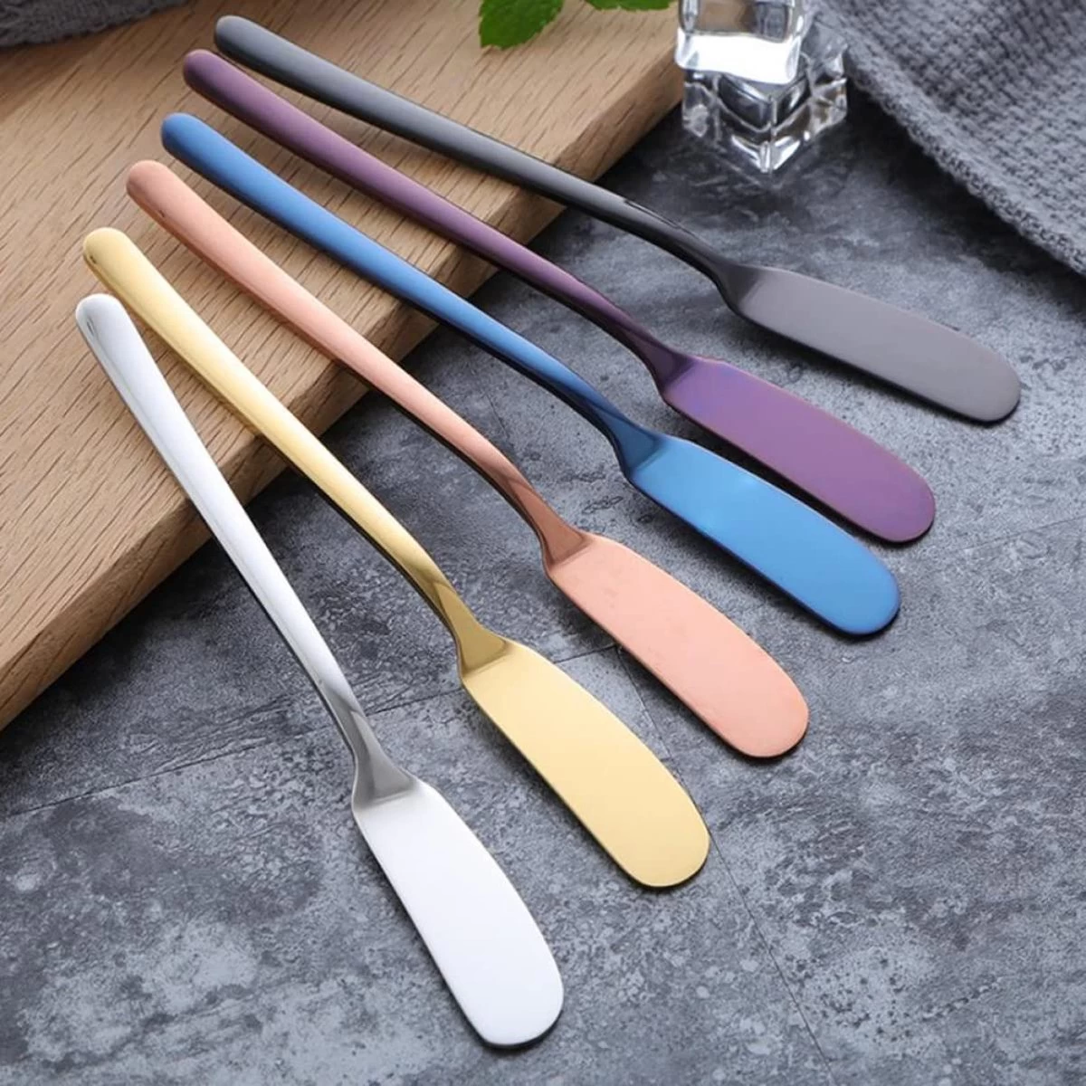 Doodadeals® | Couteau à Beurre Blauw | Couteau à Beurre | Couteaux De Lubrification | Couteaux à Tapas | ACIER INOXYDABLE | 2 Pièces 3 Doodadeals® | Couteau à Beurre Blauw | Couteau à Beurre | Couteaux De Lubrification | Couteaux à Tapas | ACIER INOXYDABLE | 2 Pièces – Image 3