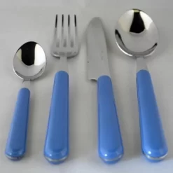 Couverts Brio 24 Pièces Lavande - Eme Posateria : 6 Couteaux, 6 Fourchettes, 6 Cuillères à Dîner Et 6 Cuillères à Café