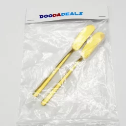 Doodadeals® | Couteau à Beurre Or | Couteau à Beurre | Couteaux De Lubrification | Couteaux à Tapas | ACIER INOXYDABLE | 2 Pièces -Fournitures De Cuisine Boutique 1200x1200 480