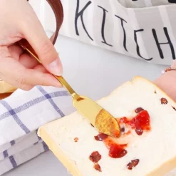 Set De Couteaux à Beurre House Of Husk - Or - Acier Inoxydable - Couteau à Beurre - Couteaux à Tartiner - Couteaux à Tapas - 6 Pièces -Fournitures De Cuisine Boutique 1200x1200 488