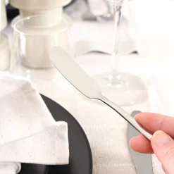 House Of Husk™ - Set De Couteaux à Beurre - Argent - Acier Inoxydable - Couteau à Beurre - Couteaux à Tartiner - 6 Pièces -Fournitures De Cuisine Boutique 1200x1200 504