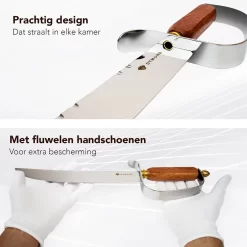 Dymund Saber Sabre - Couteau à Champagne Professionnel - Avec Manche En Bois/Coffret De Rangement - Acier Inoxydable - 44 Cm -Fournitures De Cuisine Boutique 1200x1200 507