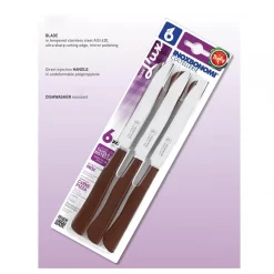 6 Couteaux De Cuisine Italiens - Couteau à Légumes / Couteau à Steak / Couteau De Table, Couverts à Couteaux (marron) -Fournitures De Cuisine Boutique 1200x1200 514