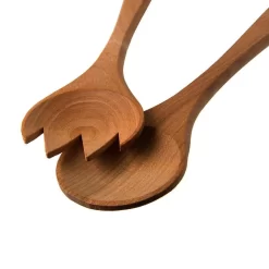 Couverts à Salade Uulki - Couverts à Salade En Bois De Cerisier Huilé Européen - Cuillère à Salade Et Fourchette à Salade De 33 Cm De Long Chacune -Fournitures De Cuisine Boutique 1200x1200 527