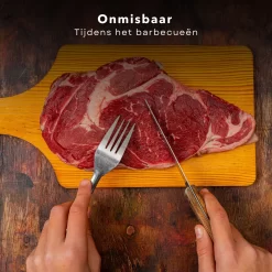 Set De 6 Fourchettes à Steak Cheqo® - 19,5 Cm - Manche En Acier Inoxydable Et Bois - Perfect Pour Le BBQ - Fourchettes à Steak 11 Set De 6 Fourchettes à Steak Cheqo® - 19,5 Cm - Manche En Acier Inoxydable Et Bois - Perfect Pour Le BBQ - Fourchettes à Steak -Fournitures De Cuisine Boutique 1200x1200 563