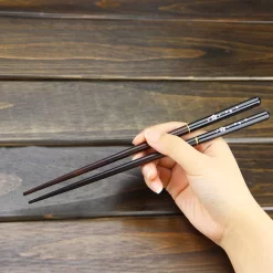 Bosdontek Baguettes à Sushi Japonaises 5 Paires De Baguettes En Bois Baguettes Au Lave-vaisselle Baguettes Luxueuses Zwart Faites à La Handgemaakt -Fournitures De Cuisine Boutique 1200x1200 57