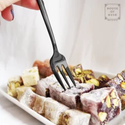 House Of Fourchettes à Dessert Fourchettes à Dessert Noires - Fourchettes à Gâteau - Fourchettes à Pâtisserie - Acier Inoxydable - Fourchettes à Cocktail - 12 Pièces -Fournitures De Cuisine Boutique 1200x1200 585