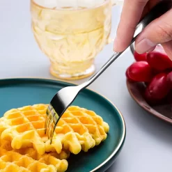 Fourchettes à Pâtisserie House Of Fourchettes à Dessert - Fourchettes à Dessert - Fourchettes à Gâteau - Fourchettes à Cocktail - Klein Fourchettes - 12 Pièces - Acier Inoxydable - Argent -Fournitures De Cuisine Boutique 1200x1200 604