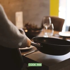 Jazz Set De Poêles à Frire Induction 2 Pièces 24 Et 28 Cm Acier Carbone Noir - Revêtement Antiadhésif Pré-assaisonné -Fournitures De Cuisine Boutique 1200x1200 671