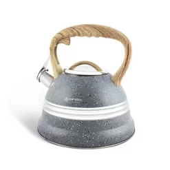 Bouilloire à Sifflet Edënbërg - 3,0 Litres - Bouilloire à Sifflet En Acier Inoxydable D'origine - Grijs -Fournitures De Cuisine Boutique 1200x1200 674