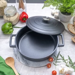 Cocotte Fonte Nuovva Avec Couvercle - 3,9L / 28cm - Revêtement Antiadhésif - Poignées Ergonomiques - Cocotte Passe Au Four - Idéale Pour La Cuisson Classique Cocotte Fonte 29 Cm - Convient à Toutes Les Sources De Chaleur 17 Cocotte Fonte Nuovva Avec Couvercle - 3,9L / 28cm - Revêtement Antiadhésif - Poignées Ergonomiques - Cocotte Passe Au Four - Idéale Pour La Cuisson Classique Cocotte Fonte 29 Cm - Convient à Toutes Les Sources De Chaleur -Fournitures De Cuisine Boutique 1200x1200 733