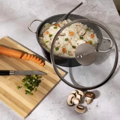 Ensemble De Poêles Serenk, Poêle En Granit, Poêle De Service, Sahan, Poêle à Frire Avec Couvercle En Verre, Revêtement Antiadhésif, Faitout -Fournitures De Cuisine Boutique 1200x1200 788