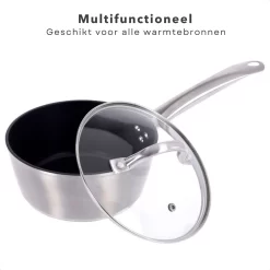 Casserole Cheqo® Aluminium - Ø 18cm - 2.5L - Couvercle Inclus - Tous Feux - Gaz, Electrique, Céramique, Induction, Halogène, Four - Passe Au Lave-Vaisselle - Sans PFOA 11 Casserole Cheqo® Aluminium - Ø 18cm - 2.5L - Couvercle Inclus - Tous Feux - Gaz, Electrique, Céramique, Induction, Halogène, Four - Passe Au Lave-Vaisselle - Sans PFOA -Fournitures De Cuisine Boutique 1200x1200 817