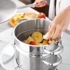 Presse-agrumes Professionnel 6 Pièces Florina / Presse-agrumes Lent Et Cuiseur Vapeur Pour La Cuisinière 8L - Presse-agrumes - Casserole à Jus - Presse-agrumes - Extracteur De Vapeur - Presse-fruits - Acier Inoxydable -Fournitures De Cuisine Boutique 1200x1200 839