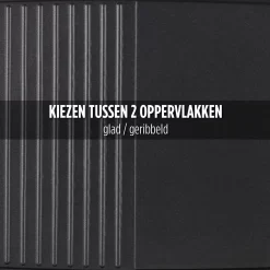 Rosmarino Black Line - Plaque Grill - 46cm -100% Sans PFAS & PFOA - Fonte D'aluminium - Revêtement Minéral Antiadhésif - Convient à Tous Feux & Lave-vaisselle -Fournitures De Cuisine Boutique 1200x1200 862