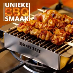 IRONCHEF Lavastone Grill - Convient Pour Cuisinière à Gaz - Barbecue - BBQ - Plaque De Gril - Plaque De Gril - Plancha - Poêle à Griller -Fournitures De Cuisine Boutique 1200x1200 872