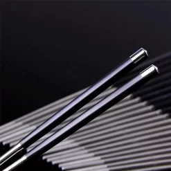 - 5 Zinaps Chopsticks Paires De Haute Qualité En Acier Inoxydable Chopsticks Coffret Japonais Hotel Restaurant Pairs De Baguettes ( En Acier Inoxydable Et Noir) (WK 02129) -Fournitures De Cuisine Boutique 1200x1200 91