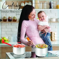 Millvado Urban Collection - Marmite En Acier Inoxydable - Casserole à Soupe 16 Litres Avec Couvercle - Casserole à Ragoût Ø 30 Cm 10 Millvado Urban Collection - Marmite En Acier Inoxydable - Casserole à Soupe 16 Litres Avec Couvercle - Casserole à Ragoût Ø 30 Cm -Fournitures De Cuisine Boutique 1200x1200 934