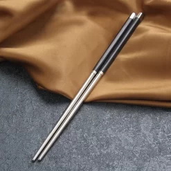 - 5 Zinaps Chopsticks Paires De Haute Qualité En Acier Inoxydable Chopsticks Coffret Japonais Hotel Restaurant Pairs De Baguettes ( En Acier Inoxydable Et Noir) (WK 02129) -Fournitures De Cuisine Boutique 1200x1200 95