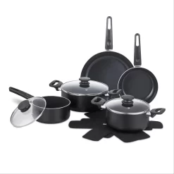 Set Brabantia Cooking Pleasure - 5 Pièces - Induction - Revêtement Antiadhésif Céramique - Sans Pfas