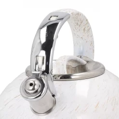 Edënbërg White Line - Bouilloire Sifflante De Luxe En Acier Inoxydable - 3,0 Litres - Blanc -Fournitures De Cuisine Boutique 1200x1200 987