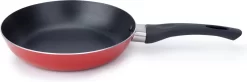 Poêle à Frire Professionnelle En Aluminium Rouge Avec Revêtement Antiadhésif 20 Cm - Poêles à Sauteuses