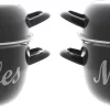 Set De 4 Moules à Moules/pots à Moules émaillé 24 Cm Moules - Cosy And Trendy - Cuisiner Les Moules