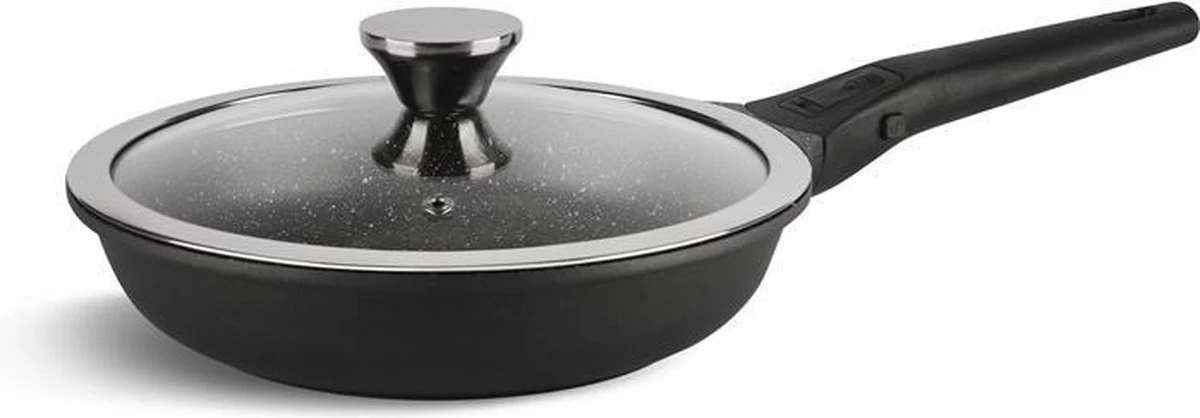 Edënbërg Black Line - Batterie De Cuisine De Luxe En Aluminium Forgé De 10 Pièces - Avec Poignées Amovibles 7 Edënbërg Black Line - Batterie De Cuisine De Luxe En Aluminium Forgé De 10 Pièces - Avec Poignées Amovibles – Image 7