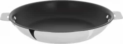 Cristel Casteline Amovible En Acier Inoxydable Pan Avec Excellis Revêtement Anti-adhésif, 32cm, P32QMPE
