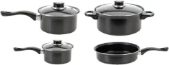 Ensemble De Casseroles De Luxe Oneiro - Casseroles De Casseroles De Camping En Plein Air - 4 Pièces - Cuisine - Salle à Manger - Cuisine - Ensemble De Casseroles - Induction - Gaz - Casseroles - Poêles