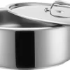 Pujadas Pan Bain Marie Ø32cm - 3,7 Litre - Inox 720998 - Catering & Professionnel