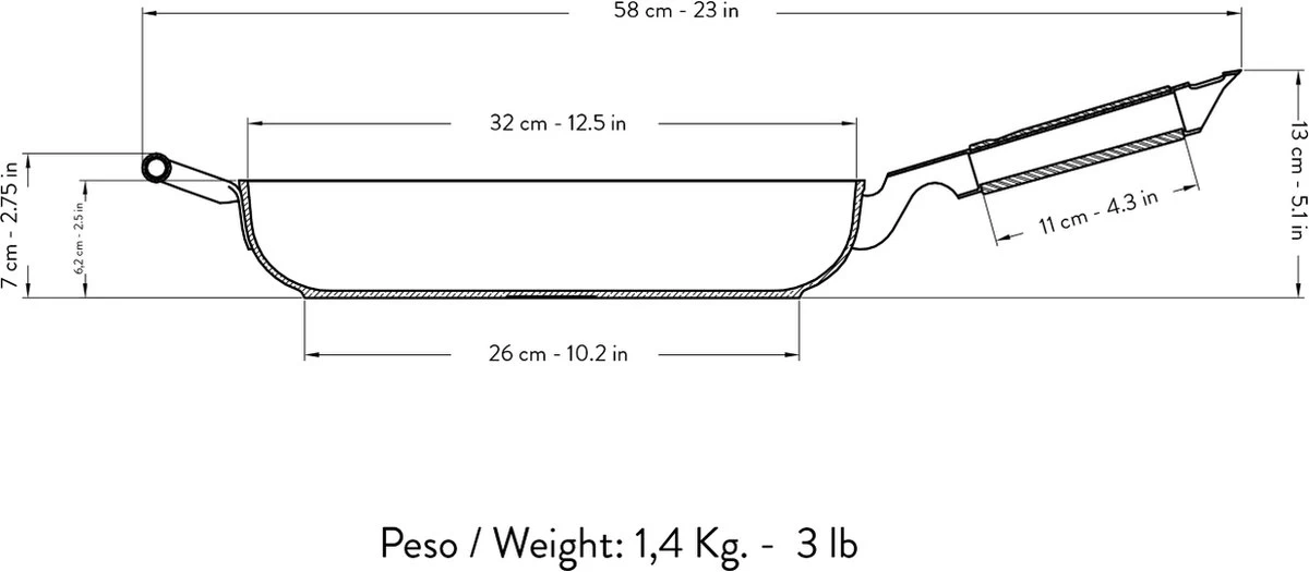 Primecook - Poêle à Frire - Ø 32 Cm - Sans PFAS - Induction - Revêtement Antiadhésif Sûr Et Résistant à L'usure 4 Primecook - Poêle à Frire - Ø 32 Cm - Sans PFAS - Induction - Revêtement Antiadhésif Sûr Et Résistant à L'usure – Image 4