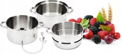 Meyerhoff Professionnel 6 Pièces Presse-agrumes / Presse-agrumes Lent Pour La Cuisinière 8L - Centrifugeuse - Sappan - Centrifugeuse - Extracteur De Vapeur - Presse-fruits - Acier Inoxydable -Fournitures De Cuisine Boutique 1200x534