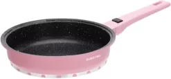 Qoock | Ensemble De Casseroles Pink Rétro | 21 Pièces | Induction | Avec Poignée Amovible | Y Compris Batterie De Batterie De Cuisine | Swiss Pro -Fournitures De Cuisine Boutique 1200x555