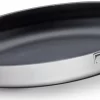 Küchenprofi Cook Poêle à Poisson 38 X 27 Cm En Acier Inoxydable Avec Revêtement Antiadhésif