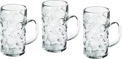 10x Chopes à Bière à Bière / Verres à Bière 1 Litre / 100 Cl / 1000 Ml De Plastique Incassable - Chopes 1 Litre - Chope Fête De La Bière / Oktoberfest - Verres Chope à Bière
