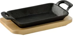 Mini Pan Rectangulaire De Luxe Oneiro - Avec Plateau De Service - Fonte - Cuisson - Salle à Manger - Cuisine - Autres Casseroles - Induction - Gaz - Casseroles - Poêles