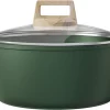 Forest, Casserole Avec Couvercle – Ø 28 Cm – 100% Aluminium Recyclé – Convient à Toutes Les Sources De Chaleur – Poêle Durable – Sans PFOA – Mijoteuse – Faitout – 11,8 L