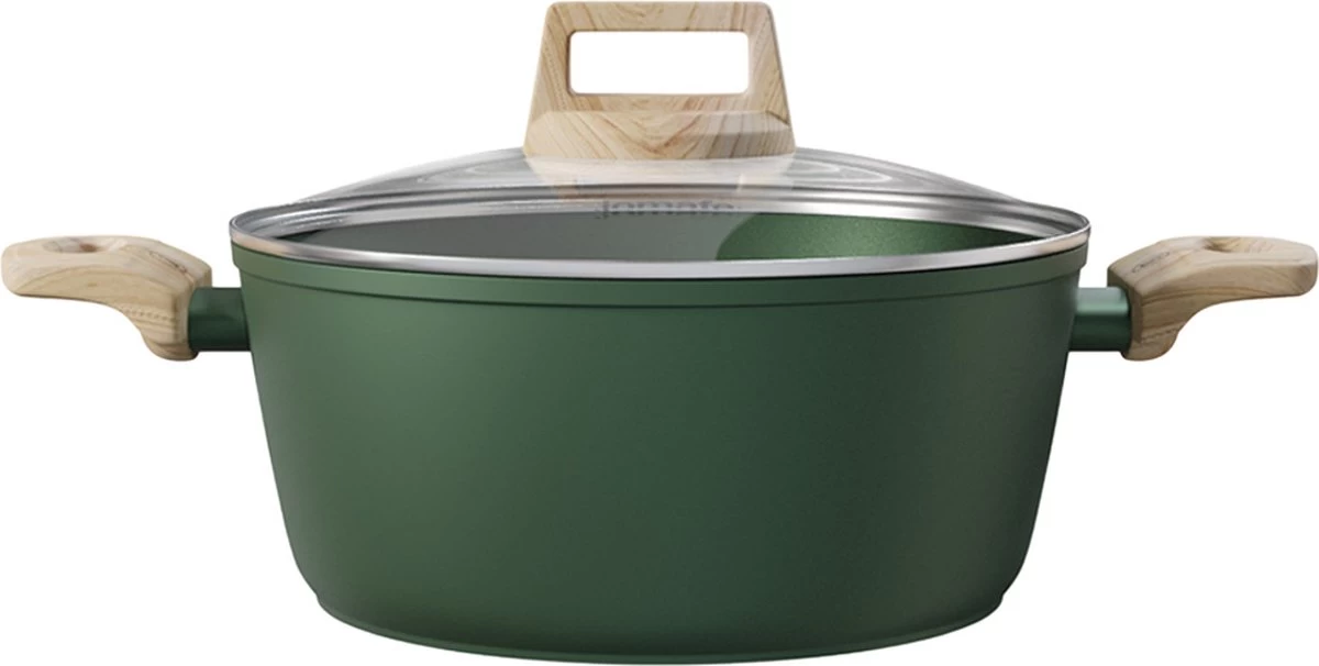 Forest, Casserole Avec Couvercle – Ø 28 Cm – 100% Aluminium Recyclé – Convient à Toutes Les Sources De Chaleur – Poêle Durable – Sans PFOA – Mijoteuse – Faitout – 11,8 L 1 Forest, Casserole Avec Couvercle – Ø 28 Cm – 100% Aluminium Recyclé – Convient à Toutes Les Sources De Chaleur – Poêle Durable – Sans PFOA – Mijoteuse – Faitout – 11,8 L