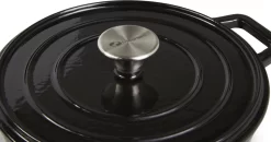 Magnani Cocotte En Fonte - Poêle à Mijoter Ronde - Marmite Émaillée - Avec Couvercle Et Anses - Zwart - Antiadhésif - ⌀ 24 X 10,5 Cm 20 Magnani Cocotte En Fonte - Poêle à Mijoter Ronde - Marmite Émaillée - Avec Couvercle Et Anses - Zwart - Antiadhésif - ⌀ 24 X 10,5 Cm -Fournitures De Cuisine Boutique 1200x630