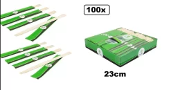 100x Baguettes Baguettes Bambou 23cm - Nourriture Chinoise Japon Corée Baguettes Restaurant Wok Nouilles Nourriture Buffet Festival Fête à Thème