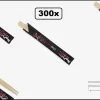 300x Baguettes Baguettes 21cm Dans Un étui Noir Sushi Baguettes Baguettes Chinois Japon Festival Indien Nourriture Thème Fête