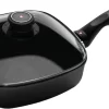 Swiss Diamond - XD Sauteuse - Poêlon Revêtement Antiadhésif - Carré - 20x20 - Avec Couvercle - Induction