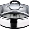Poêle De Service De Luxe Oneiro - Avec Couvercle - 3,8 L - ø28 X H 7 Cm - Cuisine - Salle à Manger - Cuisine - Poêle - Induction - Gaz - Casseroles - Poêles
