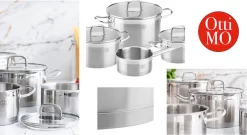 Ottimo - Ensemble De Casseroles 7 Pièces - Solide - De Haute Qualité - Convient à Toutes Les Sources De Chaleur