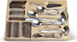 Ensemble De Couverts Edënbërg - Brillant/Mat - Acier Chrome Nickel 18/10 - 72 Pièces - Coffret De Rangement De Luxe -Fournitures De Cuisine Boutique 1200x665